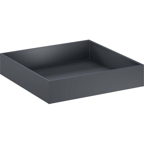 Garten-Pflanzgefäß Anthrazit 80 x 80 x 20 cm vidaXL (1/5)