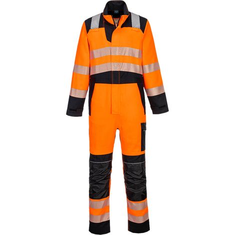 Mono Modaflame Pw3 Hv - Talla XL - Naranja/negro - Portwest