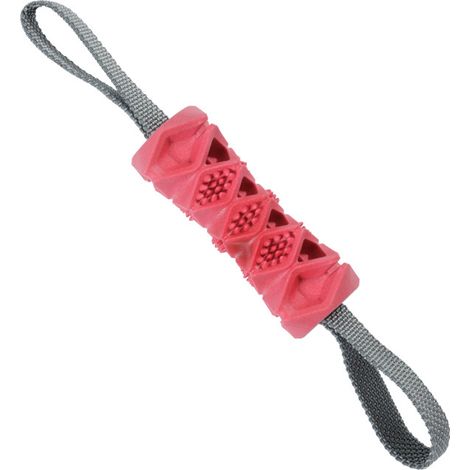Jouet os TPR cache friandises 38.5 cm , terracotta pour chien - zolux (1/4)