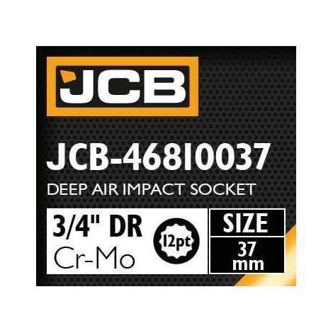 Adaptador de impacto profundo 3/4" 37mm (12 puntas)