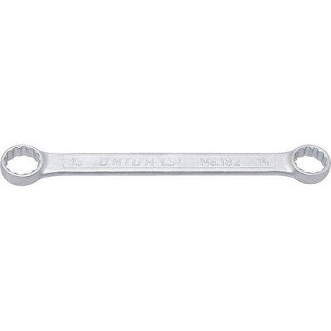 Llave fija unior 612013 forjada endurecida cromada doble cara (1/3)