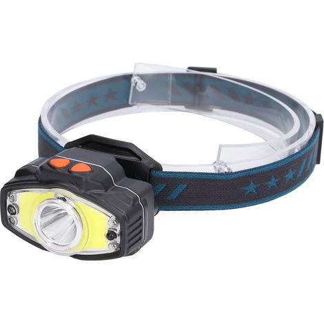 COB-Scheinwerfer mit hoher Helligkeit, Induktions-Stirnlampe, USB-Ladefunktion, wasserdicht, ideal für Camping (1/5)