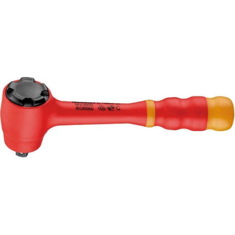Llave de carraca aislada 3/8" 72 dientes MV3800
