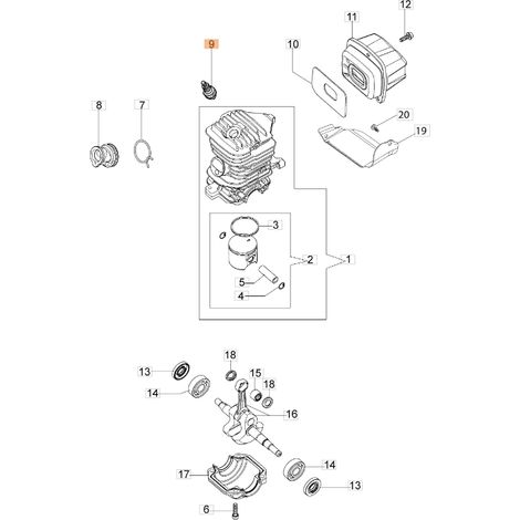 Bougie d'allumage OLEOMAC OLEOMAC débroussailleuse 446 BP tronçonneuse GS 350 C 3055101R