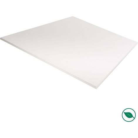 Forestea – Plateau mélaminé blanc 1200 x 800 x 18 mm – Résistance accrue – Entretien facile – Pour bureaux et espaces de travail modernes (1/4)
