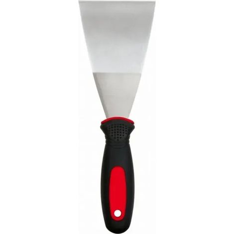 Cuchillo de pintor, hoja flexible de acero inoxidable, mango bicomponente, L.50mm