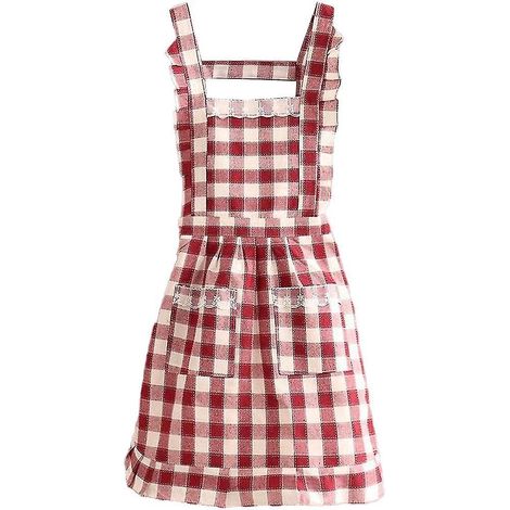 Tablier de cuisine pour femme avec poches, tablier à bavette à plusieurs épaisseurs pour cuisiner, pâtisser, faire des barbecues et jardiner (shape8) (1/5)