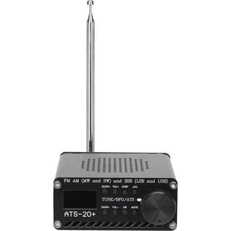 1 Récepteur Radio ATS 20+, Antenne, Écran 0,96 Pouces, FM AM SW SSB, Maison Extérieur