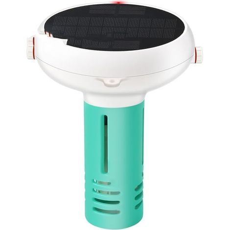 Monitor wireless per piscina 7 in 1 - Tester della qualità dell'acqua della piscina ad energia solare - Analizzatore intelligente dell'acqua - Termometro impermeabile per piscina con controllo app (1/5)
