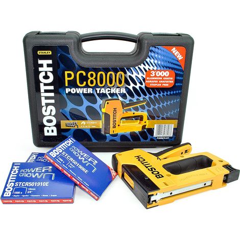 BOSTITCH PC8000/T6-KIT AGRAFEUSE MANUELLE (3000 agrafes 6/10/12mm)
