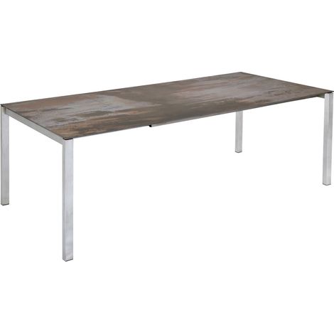 SIT Mobilia Gartentisch Etna Alpha Edelstahl 160x95 cm Tisch Terrassentisch
