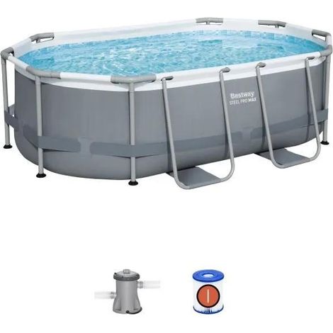 Bestway Steel Pro MAX Ovalpool aus Stahl 305x200x84 cm