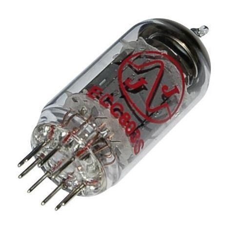 Cadorabo ECC 803 s = E 83 CC Tube électronique Double triode 250 V 1.25 mA Nombre de pôles: 9 Culot: noval Contenu 1 pc(s) Q38654 (1/2)