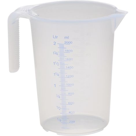 HÜNERSDORFF Bidon gradué 2000 ml polypropylène transparent ( 9000495147 )
