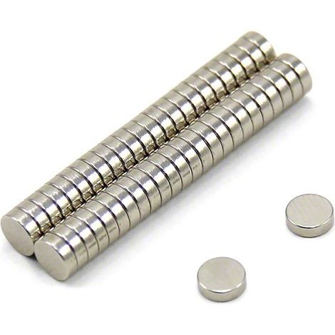 Magnet neodimio N35 di spessore N35 da 5 mm - Pullo da 0,51 kg (confezione di 50)