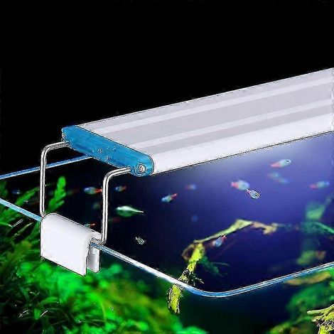 Aquarium Lighting Light Super Slim Leds Aquatic Plant Light 18-75cm Extensible Waterproof Clip On Lamp For Fish Tank 90-260v (1/5)