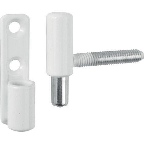 Fiche mâle type P39 7x40 Ø 13 mm finition blanche RAL 9010 – Acier zingué époxy – 342 unités pour menuiserie PVC – Otlav