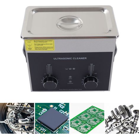 Nettoyeur à ultrasons 3L avec modes ultrasoniques et de dégazage réglables (norme européenne AC220V) (1/5)