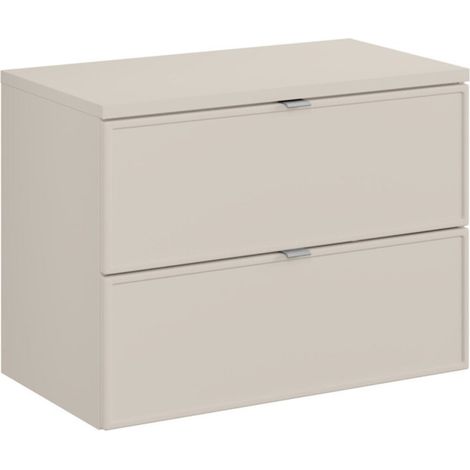 Badezimmer-Set BRAZZA: Waschtischunterschrank mit Schubladen 80cm + Platte für Waschbecken