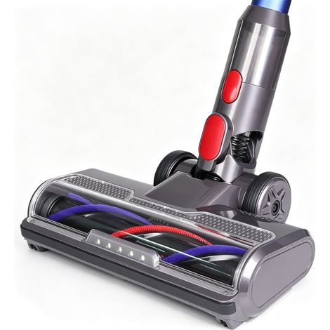 Brosse Compatible avec Aspirateur Dyson V10 V8 V7 V11 V15 Accessoire Tête d'aspirateur avec 5 Lampes pour Sol Dur et Tapis (1/5)