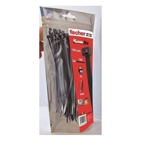 Brida KABLEFIX (negro) - FISCHER Unidades: 160 unidades