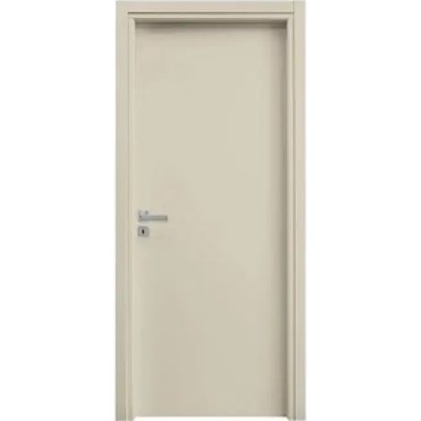 Puerta batiente modelo A crema rovere 80x210 cm MDF (1/4)
