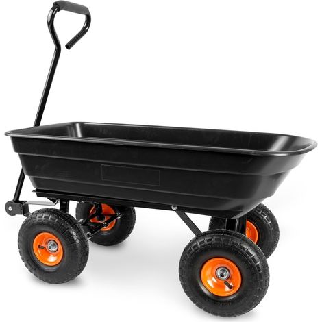 Outsunny Gartenwagen Mit Kippfunktion – 75 L Wanne, 200 Kg Tragkraft, Dunkelgrün Outsunny Gartenwagen Mit Kippfunktion – 75 L Wanne, 200 Kg Tragkraft, Dunkelgrün