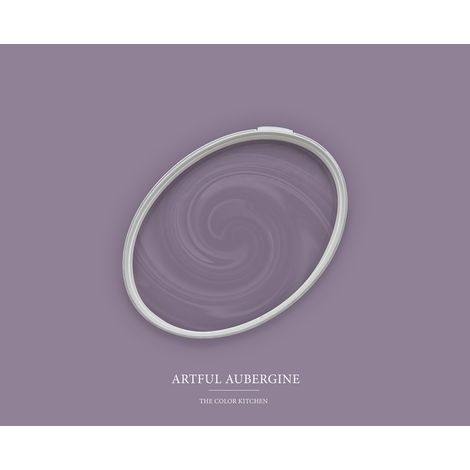 Wandfarbe Violett matt The Color Kitchen Artful Aubergine Exklusive Innendispersion 5 Liter (1/5)