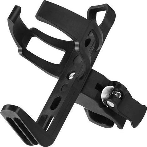 Universeller Fahrradbecherhalter – 360 Grad drehbar – Schwarz (1/5)