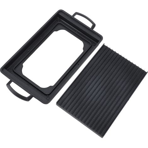 Mini barbecue en alliage d'aluminium, chauffage rapide et uniforme, multifonctionnel, fonctionnant au charbon de bois, pour la maison, 23,5 x 14,5 cm / 9,3 x 5,7 pouces (1/5)
