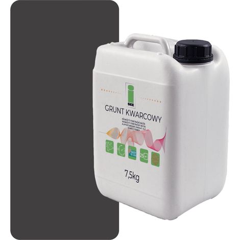 Imprimación de cuarzo para yeso de silicona 7,5 kg, negra F268 (1/5)