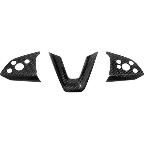 Rivestimento per volante in vera fibra di carbonio per Model 3 Highland 2024, accessori per interni auto.