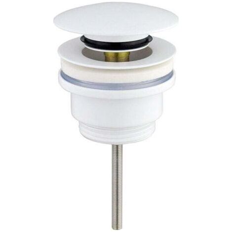 BONDE DE LAVABO UNIVERSEL CLIC-CLAC REA GOLD--blanc (1/3)