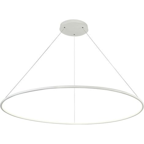 Suspension LED Maytoni Nola anneau blanc 120cm 70W (1/5)
