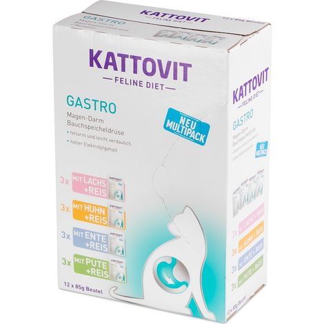 Kattovit Gastro 85g Beutel - Multipac Gastro 12x85g (1/3)