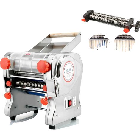 Macchina per la pasta automatica, in acciaio inox di alta qualità, versatile per la preparazione di diversi tipi di pasta, larghezza 18 cm, formato pasta 3 mm x 9 mm, alimentazione 220V-240V, spina eu (1/2)