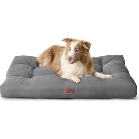 Hundekissen XXL 111x89cm waschbar, 10cm dick, grau (1/5)