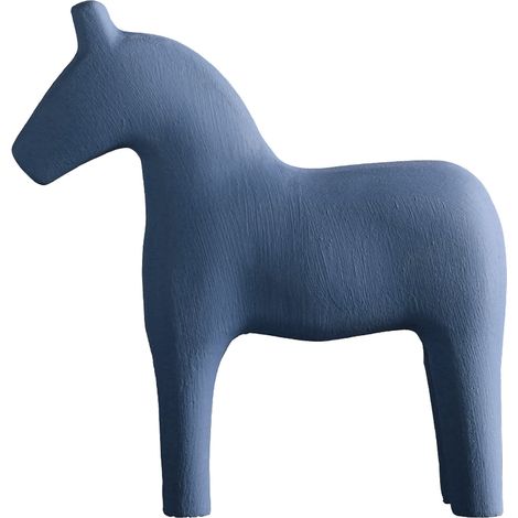 Figurine Cheval en Bois de Pin Peint à la Main, Statue Équine Colorée pour Bureau ou Table de Salon, Décoration d'Intérieur Moderne (1/5)