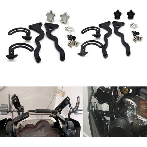 Windschutzscheibenhalterung und Verstärkung für BMW R1200GS und R1250GS ADV-Umbauten (1/5)