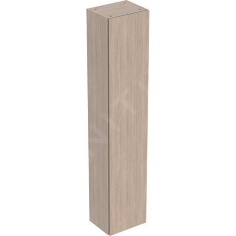 Geberit ONE - Armoire haute 180x36x29 cm, 1 porte, charnières G/D, chêne 505.083.00.5 (1/2)