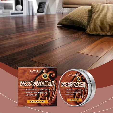 Holzmöbelpflegewachs – Polieren und Glätten von Mahagonimöbeln – 80 g ± 5 g -- BIEMMEDUE (1/5)