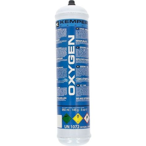 Cylindre d'oxygène de rechange pour chalumeau