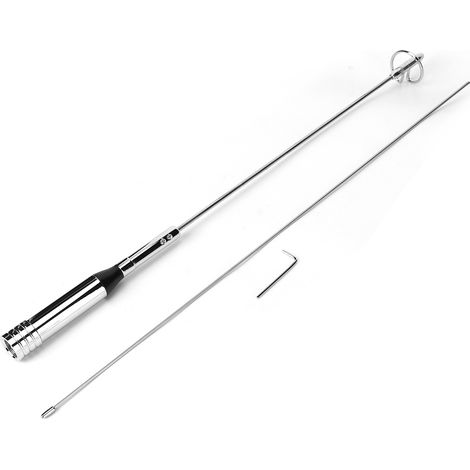 Antenne mobile UHF mâle NL-770RL double bande pour talkie-walkie radio bidirectionnelle voiture. (1/5)