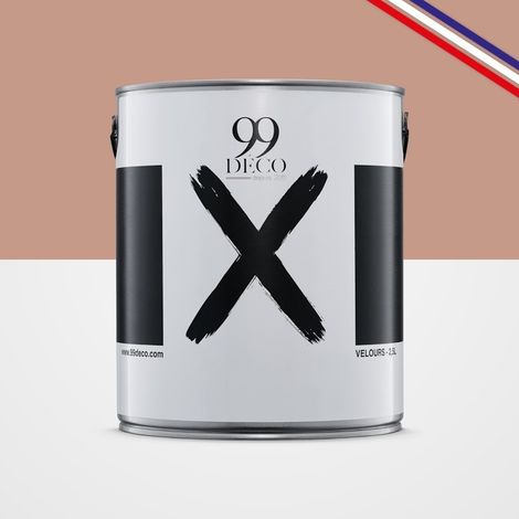 Peinture Mur Velours - Brun - Interieur - 2,5l (1/5)