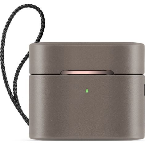 Étui de protection portable pour AirPods 3, en cuir de vachette pleine fleur fabriqué à la main, offrant une protection complète pour les écouteurs sans fil, résistant aux empreintes digitales et à la (1/2)