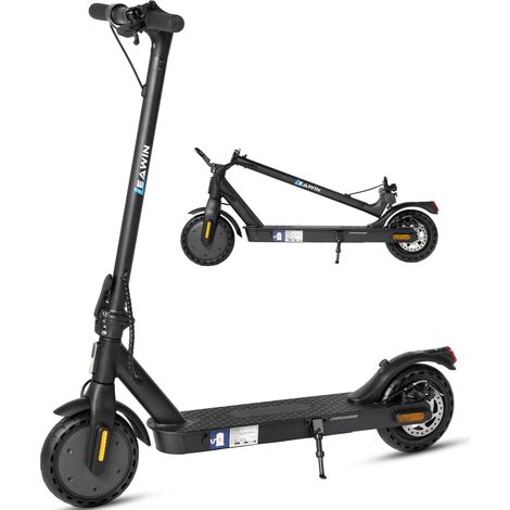 Trottinette électrique 500W – batterie 280Wh, autonomie 25 km, régulateur de vitesse, antivol, pneus 8,5 anti-crevaison, frein à disque et frein en V, pliable, app et Bluetooth (1/5)