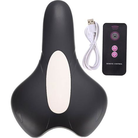KLVGTIFS PU - Appareil de Musculation du Plancher Pelvien Entraîneur Kegel Réglable Homme & Femme-4 Modes de Vibration avec Télécommande(Noir)
