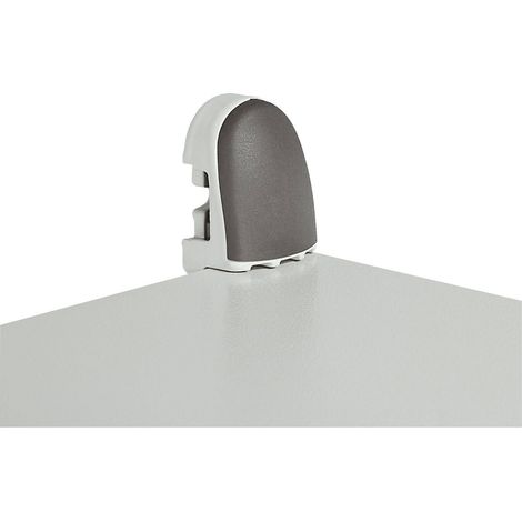 Jeu de 4 pattes de fixation murale pour coffret Atlantic métal pour charge de 300kg avec couvercle de finition LEGRAND 036401 (1/2)