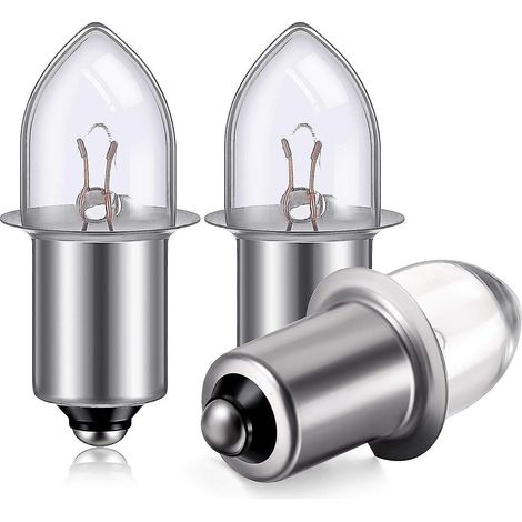 Ampoules de rechange au krypton à culot à baïonnette 6 volts / 4d-4,8 volts 0,75 A pour lampes de poche (3 pièces) (1/5)