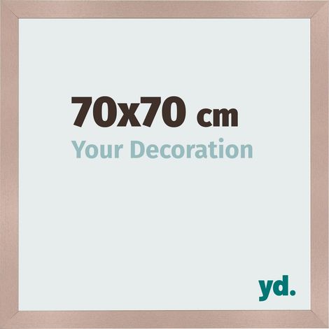 yd. - Cadre photo 70x70 - Rose Ancien - MDF - Bologna (1/5)